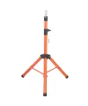 Kuaför Eğitim Mankeni İçin Metal Tripod - Turuncu + Taşıma Çantası