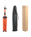 Kuaför Eğitim Mankeni İçin Metal Tripod - Turuncu + Taşıma Çantası