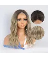 Kumral / Balköpüğü Ombre ve Röfleli Küt Tül Peruk