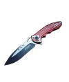 ieg™ Lanmark RD T60A Kamp Çakı 20 cm - Kırmızı Sap, Otomatik, Kemerlikli
