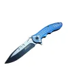 ieg™ Lanmark T60B Kamp Çakı 20 cm - Mavi Sap, Otomatik, Kemerlikli