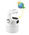 LED Güneş Enerjili Kamp Lambası–2000 Lümen Süper Parlak, 5 Aydınlatma Modlu,USB ile Şarj Edilebilir Dış Mekan,Asılabilir Torch El Feneri