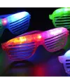 Led Işıklı Renkli Panjur Gözlük 12 Adet