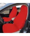 Likralı Kumaş Servis Kılıfı Ön Arka Kırmızı