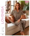 ieg™ Lovenisa 11974 Kadın Milan Düğmeli Pijama Takımı