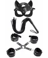 Maske Kırbaç Bileklik 5 Li Harness Deri Set