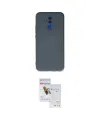 ieg™ Mate 20 Lite Kılıf Ahenk Serisi - Siyah Seramik Nano Ekran Koruyucu