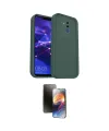 ieg™ Mate 20 Lite Kılıf Yankı Yansıma Özel Seri - Siyah 3D Antistatik Mat Seramik Nano Ekran Koruyucu
