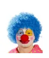 Mavi Renk Kıvırcık Afro Palyaço Seti