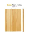 Metal Saplı Bambu Kesim Panosu