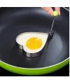 Metalik Kalp Şeklinde Yumurta ve Krep Kalıbı