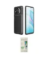 ieg™ Mi 10T Lite Kılıf Eksen Form Prime - Siyah 20D Premium Cam Ekran Koruyucu