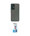 ieg™ Mi 12 Lite Kılıf Ahenk Çizgi Serisi - Siyah 5D Eko Cam Ekran Koruyucu
