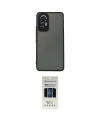 ieg™ Mi 12 Lite Kılıf Ahenk Çizgi Serisi - Siyah 5D Hayalet Cam Ekran Koruyucu