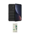 ieg™ Mi 12 Lite Kılıf Atlas Koleksiyonu - Siyah 20D Premium Cam Ekran Koruyucu