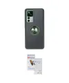 ieg™ Mi 12T Pro Kılıf Yörünge Çizgi - Siyah Seramik Nano Ekran Koruyucu