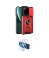ieg™ Mi 13T Pro Kılıf Ahenk Klasik - Siyah 3D Antistatik Cam Ekran Koruyucu