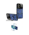 ieg™ Mi 13T Pro Kılıf Kıvılcım Modern Serisi - Siyah 3D Antistatik Cam Ekran Koruyucu