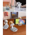 Mini Astronot Model Telefon ve Tablet Tutucu Standı