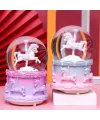 Mini Boy Işıklı Unicorn Kar Küresi