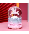 Mini Boy Işıklı Unicorn Kar Küresi