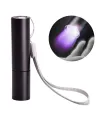 Mini Cep Boy USB İle Şarj Olan Oje Kurutucu Sahte Para Kontol LED UV Mor Işık El Feneri