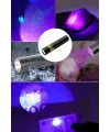 Mini Cep Boy USB İle Şarj Olan Oje Kurutucu Sahte Para Kontol LED UV Mor Işık El Feneri