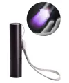 Mini Cep Boy USB İle Şarj Olan Oje Kurutucu Sahte Para Kontol LED UV Mor Işık El Feneri