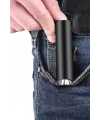 Mini Cep Boy USB İle Şarj Olan Oje Kurutucu Sahte Para Kontol LED UV Mor Işık El Feneri