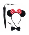 Minnie Mouse Taç Kuyruk Papyon Gösteri Seti