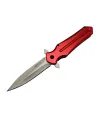 ieg™ Mtech 4223 Kırmızı Kamp Çakı 21cm- Yarı Otomatik, Kemerlikli