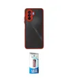 ieg™ Nova Y70 Kılıf Ahenk Çizgi Serisi - Siyah 5D Eko Cam Ekran Koruyucu