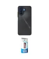 ieg™ Nova Y70 Kılıf Ahenk Çizgi Serisi - Siyah 5D Eko Cam Ekran Koruyucu
