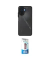 ieg™ Nova Y70 Kılıf Ahenk Çizgi Serisi - Siyah 5D Eko Cam Ekran Koruyucu
