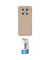ieg™ Nova Y90 Kılıf Ahenk Serisi - Siyah 5D Eko Cam Ekran Koruyucu