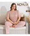 ieg™ Noyalux 11876 Kadın Battal Kısa Kollu Pijama Takımı