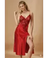 ieg™ Nurteks 7136 Kadın Saten Uzun Gecelik