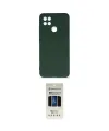 ieg™ Oppo A15 Kılıf Ahenk Serisi - Siyah 5D Hayalet Cam Ekran Koruyucu