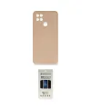 ieg™ Oppo A15 Kılıf Ahenk Serisi - Siyah 5D Hayalet Cam Ekran Koruyucu