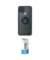 ieg™ Oppo A15 Kılıf Yörünge Çizgi - Siyah 5D Eko Cam Ekran Koruyucu