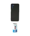 ieg™ Oppo A16 Kılıf Ahenk Serisi - Siyah 5D Eko Cam Ekran Koruyucu