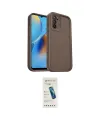 ieg™ Oppo A16 Kılıf Yankı Yansıma Özel Seri - Şeffaf Pasifik Cam Ekran Koruyucu