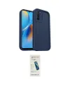 ieg™ Oppo A16 Kılıf Yankı Yansıma Özel Seri - Şeffaf Pasifik Cam Ekran Koruyucu