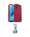 ieg™ Oppo A16 Kılıf Yankı Yansıma Özel Seri - Siyah 5D Eko Cam Ekran Koruyucu