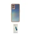 ieg™ Oppo A54 4G Kılıf Ahenk Çizgi Serisi - Şeffaf Pasifik Cam Ekran Koruyucu