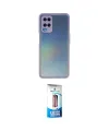 ieg™ Oppo A54 4G Kılıf Ahenk Çizgi Serisi - Siyah 5D Eko Cam Ekran Koruyucu