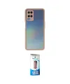 ieg™ Oppo A54 4G Kılıf Ahenk Çizgi Serisi - Siyah 5D Eko Cam Ekran Koruyucu