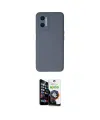 ieg™ Oppo A96 Kılıf Ahenk Serisi - Şeffaf Temperli Cam Ekran Koruyucu
