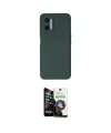 ieg™ Oppo A96 Kılıf Ahenk Serisi - Şeffaf Temperli Cam Ekran Koruyucu
