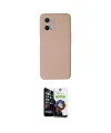 ieg™ Oppo A96 Kılıf Ahenk Serisi - Şeffaf Temperli Cam Ekran Koruyucu